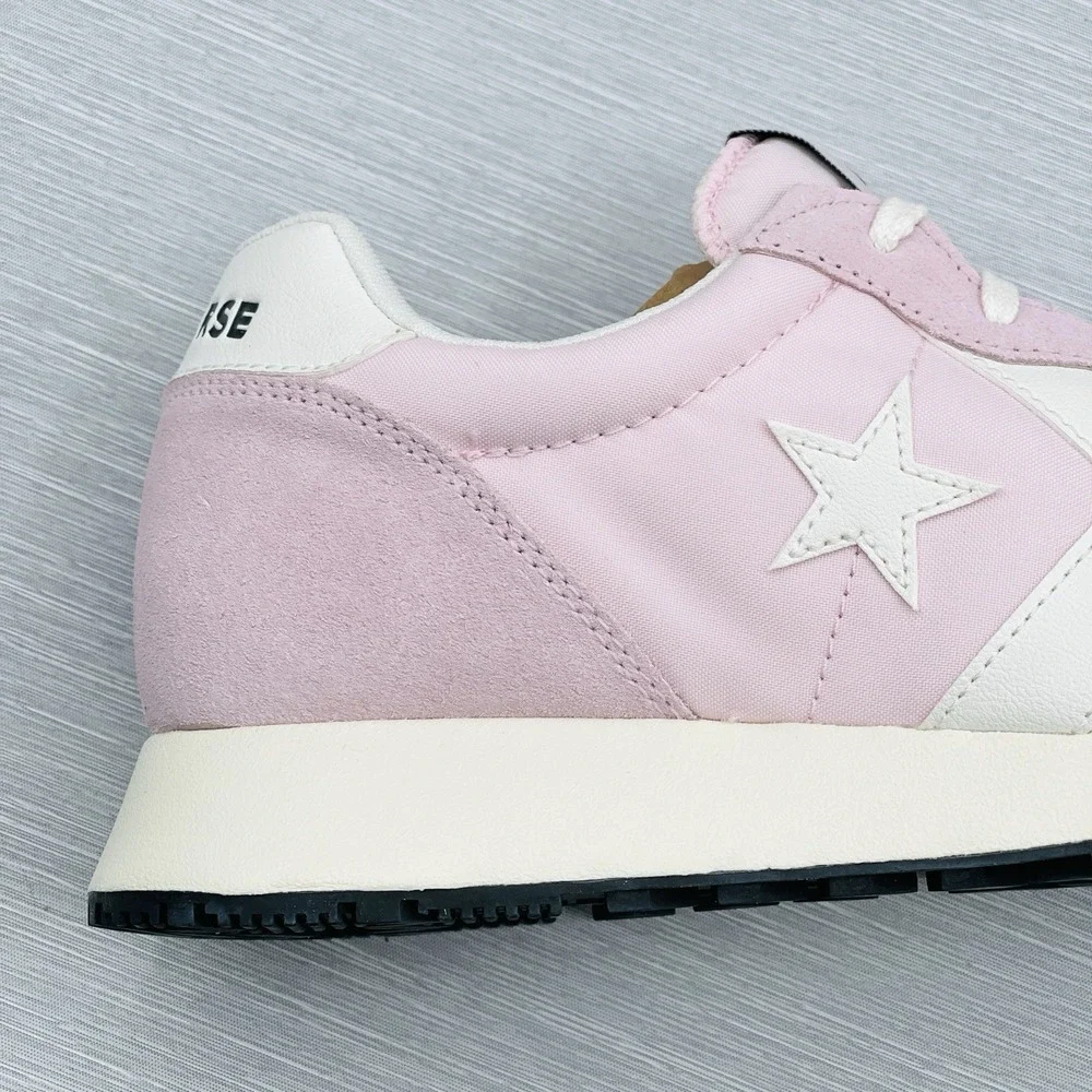 Converse Men's 10 Sneakers Pink Omega Trainer Women's 11.5 Retro Leather A13471C